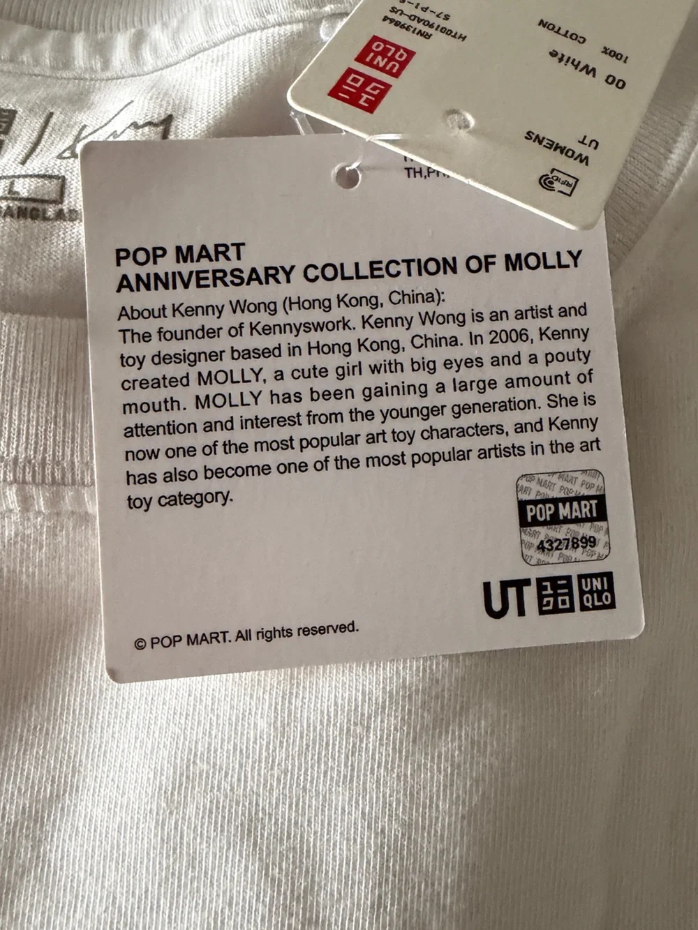 POP MART x Uniqlo MOLLY - UT Graphic T-Shirt- Anniversary Exclusive- L - Picture 6 of 8